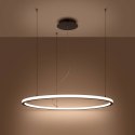 Żyrandol RISA 90 czarny LED 3000K
