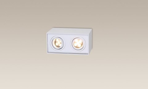 MAXLIGHT C0088 LAMPA SUFITOWA BASIC SQUARE BIAŁA PODWÓJNA MAXLIGHT C0088 LAMPA SUFITOWA BASIC SQUARE BIAŁA PODWÓJNA