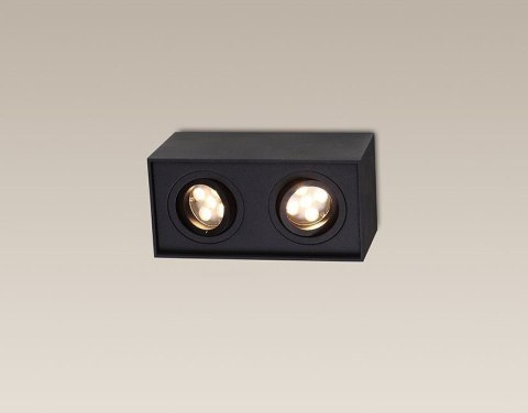 MAXLIGHT C0089 LAMPA SUFITOWA BASIC SQUARE CZARNA PODWÓJNA MAXLIGHT C0089 LAMPA SUFITOWA BASIC SQUARE CZARNA PODWÓJNA