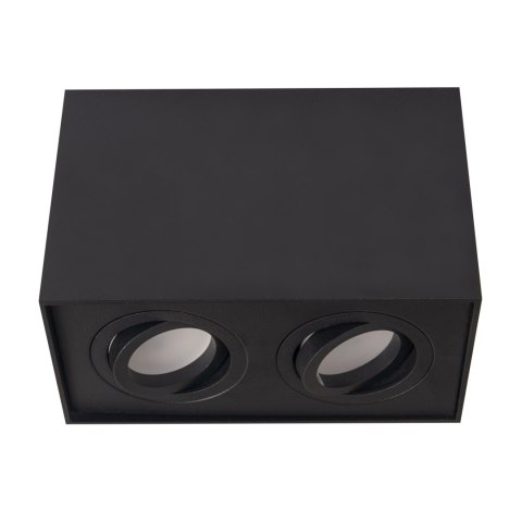 MAXLIGHT C0089 LAMPA SUFITOWA BASIC SQUARE CZARNA PODWÓJNA MAXLIGHT C0089 LAMPA SUFITOWA BASIC SQUARE CZARNA PODWÓJNA