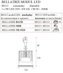 MAXLIGHT H0112 MODUŁ ŚWIETLNY BELLATRIX LED MODULE - ściemnialny DO OPRAW W