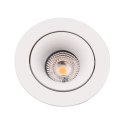 MAXLIGHT H0117 OPRAWA WPUSTOWA BELLATRIX TILTED BIAŁA - BEZ MODUŁU ŚWIETLNE