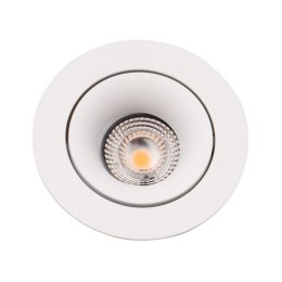 MAXLIGHT H0117 OPRAWA WPUSTOWA BELLATRIX TILTED BIAŁA - BEZ MODUŁU ŚWIETLNE