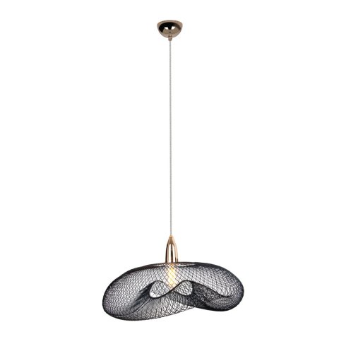 MAXLIGHT P0444 LAMPA WISZĄCA BREEZY CZARNY KLOSZ 45x66 cm MAXLIGHT P0444 LAMPA WISZĄCA BREEZY CZARNY KLOSZ 45x66 cm