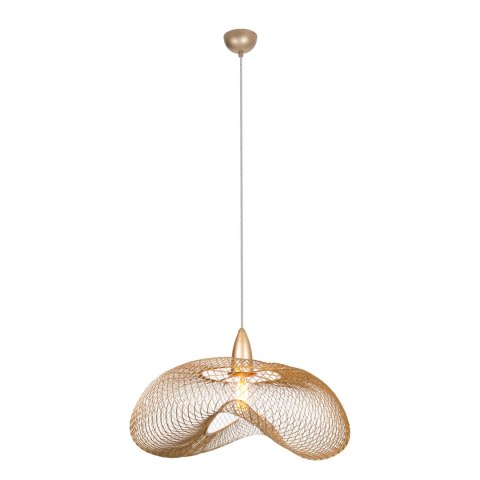 MAXLIGHT P0445 LAMPA WISZĄCA BREEZY ZŁOTY KLOSZ 45x66 cm MAXLIGHT P0445 LAMPA WISZĄCA BREEZY ZŁOTY KLOSZ 45x66 cm