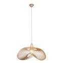 MAXLIGHT P0445 LAMPA WISZĄCA BREEZY ZŁOTY KLOSZ 45x66 cm