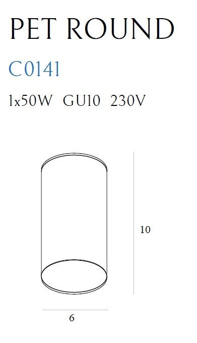 MAXLIGHT C0141 LAMPA SUFITOWA PET ROUND NEW BIAŁY MAXLIGHT C0141 LAMPA SUFITOWA PET ROUND NEW BIAŁY