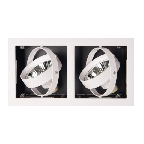 MAXLIGHT H0060 OPRAWA WPUSTOWA MATRIX II BIAŁA AR111 GU10 230V MAXLIGHT H0060 OPRAWA WPUSTOWA MATRIX II BIAŁA AR111 GU10 230V