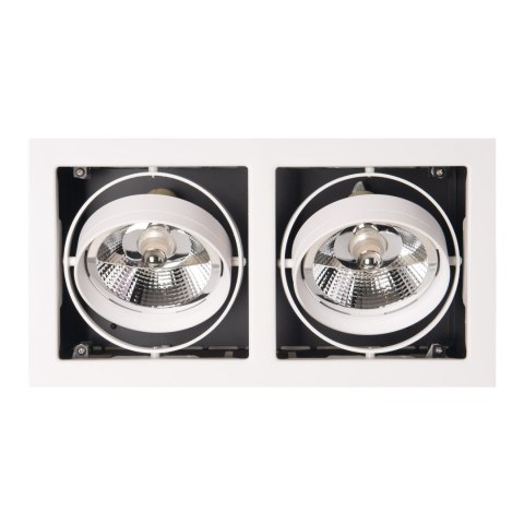 MAXLIGHT H0060 OPRAWA WPUSTOWA MATRIX II BIAŁA AR111 GU10 230V MAXLIGHT H0060 OPRAWA WPUSTOWA MATRIX II BIAŁA AR111 GU10 230V