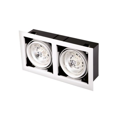 MAXLIGHT H0060 OPRAWA WPUSTOWA MATRIX II BIAŁA AR111 GU10 230V MAXLIGHT H0060 OPRAWA WPUSTOWA MATRIX II BIAŁA AR111 GU10 230V