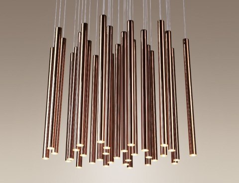 MAXLIGHT P0174D LAMPA WISZĄCA ORGANIC 33x1 MIEDŹ ŚCIEMNIALNA MAXLIGHT P0174D LAMPA WISZĄCA ORGANIC 33x1 MIEDŹ ŚCIEMNIALNA