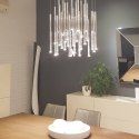 MAXLIGHT P0175D LAMPA WISZĄCA ORGANIC 33x1 CHROM ŚCIEMNIALNA