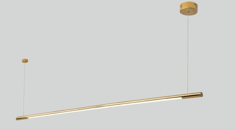 MAXLIGHT P0360D LAMPA WISZĄCA ORGANIC HORIZON 150CM ZŁOTA ŚCIEMNIALNA MAXLIGHT P0360D LAMPA WISZĄCA ORGANIC HORIZON 150CM ZŁOTA ŚCIEMNIALNA