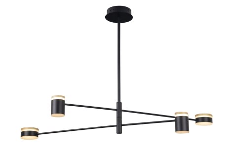 MAXLIGHT P0406 LAMPA WISZĄCA PUMA LED 4x 7W BK/WD MAXLIGHT P0406 LAMPA WISZĄCA PUMA LED 4x 7W BK/WD