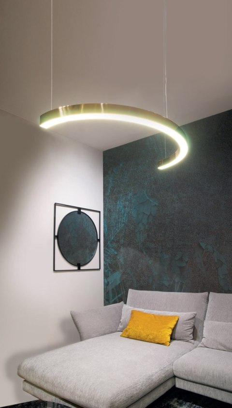 MAXLIGHT P0422D LAMPA WISZĄCA LOTUS 33W ZŁOTA ŚCIEMNIALNA MAXLIGHT P0422D LAMPA WISZĄCA LOTUS 33W ZŁOTA ŚCIEMNIALNA