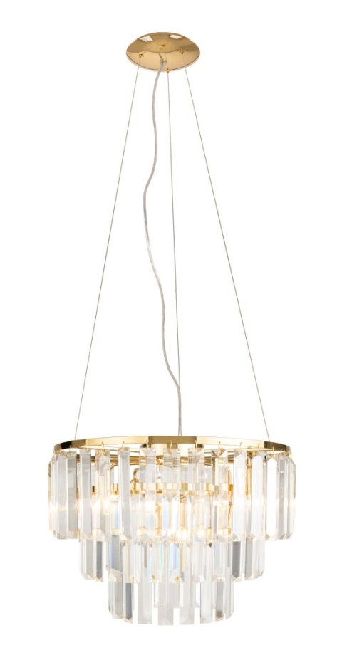 MAXLIGHT P0423 LAMPA WISZĄCA MONACO ZŁOTA Ø 42 cm MAXLIGHT P0423 LAMPA WISZĄCA MONACO ZŁOTA Ø 42 cm