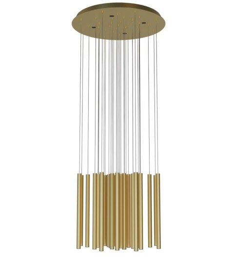 MAXLIGHT P0476D LAMPA WISZĄCA ORGANIC 33x1 ZŁOTO SZCZOTKOWANE MAXLIGHT P0476D LAMPA WISZĄCA ORGANIC 33x1 ZŁOTO SZCZOTKOWANE