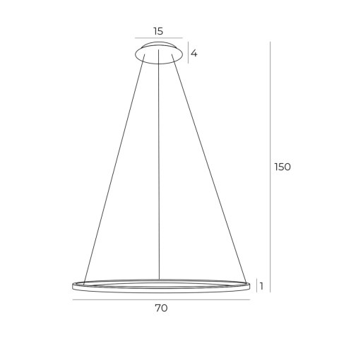 MAXLIGHT P0494 LAMPA WISZĄCA QUEEN Ø 70 cm ZŁOTO SZCZOTKOWANE MAXLIGHT P0494 LAMPA WISZĄCA QUEEN Ø 70 cm ZŁOTO SZCZOTKOWANE