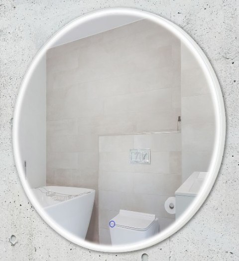 MAXLIGHT W0252 MIRROR LUSTRO PODŚWIETLANE OKRĄGŁE Ø 80 cm, IP44, ściemnialn MAXLIGHT W0252 MIRROR LUSTRO PODŚWIETLANE OKRĄGŁE Ø 80 cm, IP44, ściemnialn