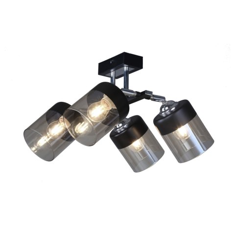 CL19020-4-BL PORTO LAMPA SUFITOWA CZARNA/BLACK CL19020-4-BL PORTO LAMPA SUFITOWA CZARNA/BLACK