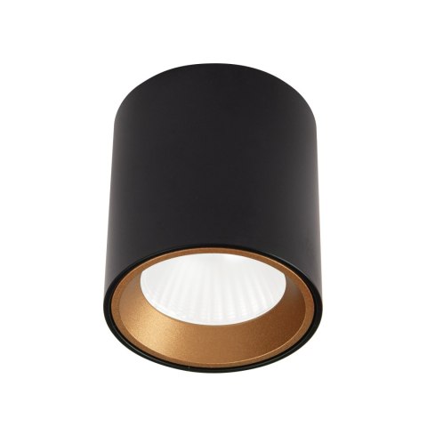 MAXLIGHT C0211 LAMPA SUFITOWA TUB OKRĄGŁY CZARNY + PIERŚCIEŃ OZDOBNY ZŁOTY MAXLIGHT C0211 LAMPA SUFITOWA TUB OKRĄGŁY CZARNY + PIERŚCIEŃ OZDOBNY ZŁOTY