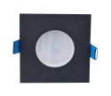 MAXLIGHT H0093 SQUARE OPRAWA WPUSTOWA KWADRATOWA CZARNA IP44, GU10