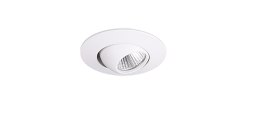 MAXLIGHT H0104 OPRAWA WPUSTOWA MAX YUCA ROUND TILTED WHITE 3W