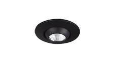 MAXLIGHT H0105 OPRAWA WPUSTOWA MAX YUCA ROUND TILTED BLACK 3W