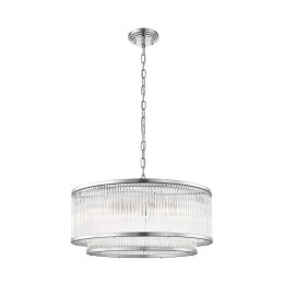 P0528-06H-F4AC SERGIO LAMPA WISZĄCA CHROME
